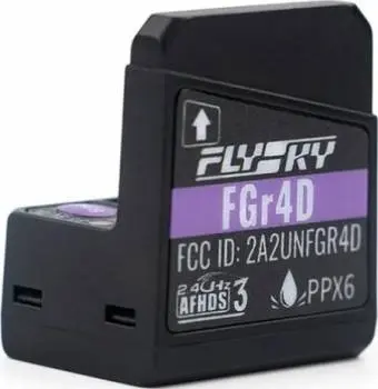 [FLYFS-FGR4D] Flysky FGR4D (AFHDS3) 4 Channel Receiver, Built-In Antenna