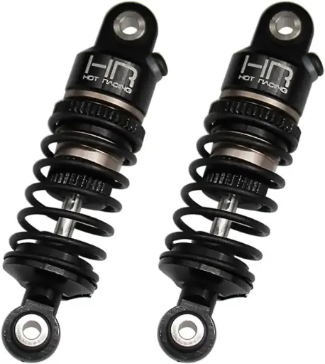 [HRAGRM445NDP01] Hot Racing Losi Nascar 44.5mm Aluminum Threaded Oil Shocks (2)