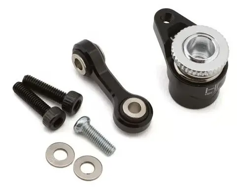 [HRAGRM48SH25T] Hot Racing Arrma Grom Aluminum Servo Saver Set (Black) (25T