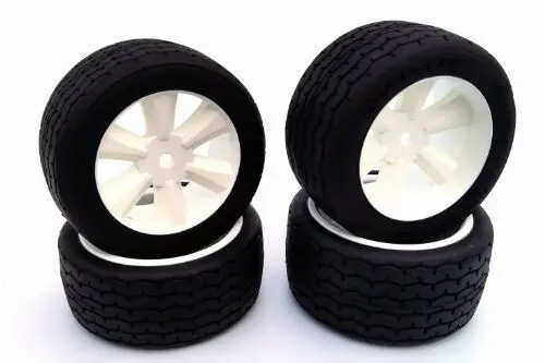 [GRC145W] G-Spec VTA Tires (Set of 4) Pre glued, VTA Edge Wheel, White