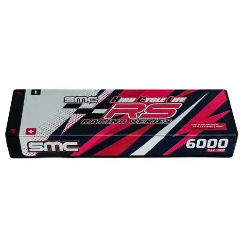[60150-2S1P] SMC HCL-RS 7.4V-6000mAh 150C LCG 5mm Inboard Hardcase VTA