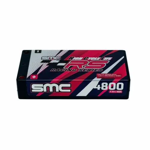 [48150-2S1P] SMC HCL-RS 7.4V-4800mAh 150C LCG 21mm Shorty 5mm Inboard Hardcase