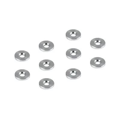 [303118-C] ALU SHIM 3x9x1.0MM - DEEPER COUNTERSUNK (10) 