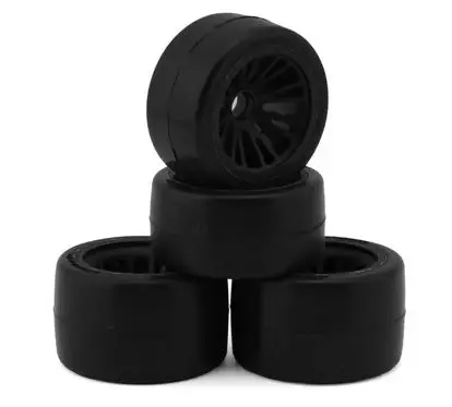 [XCE-3062] eXcelerate F1 Front & Rear Rubber Pre-Mounted Tires Set (Medium/Soft)